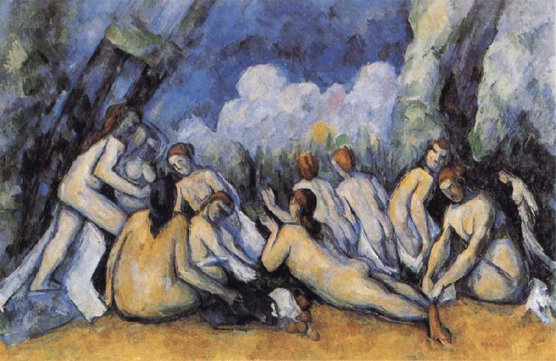 Paul Cezanne Les grandes Baigneuses china oil painting image